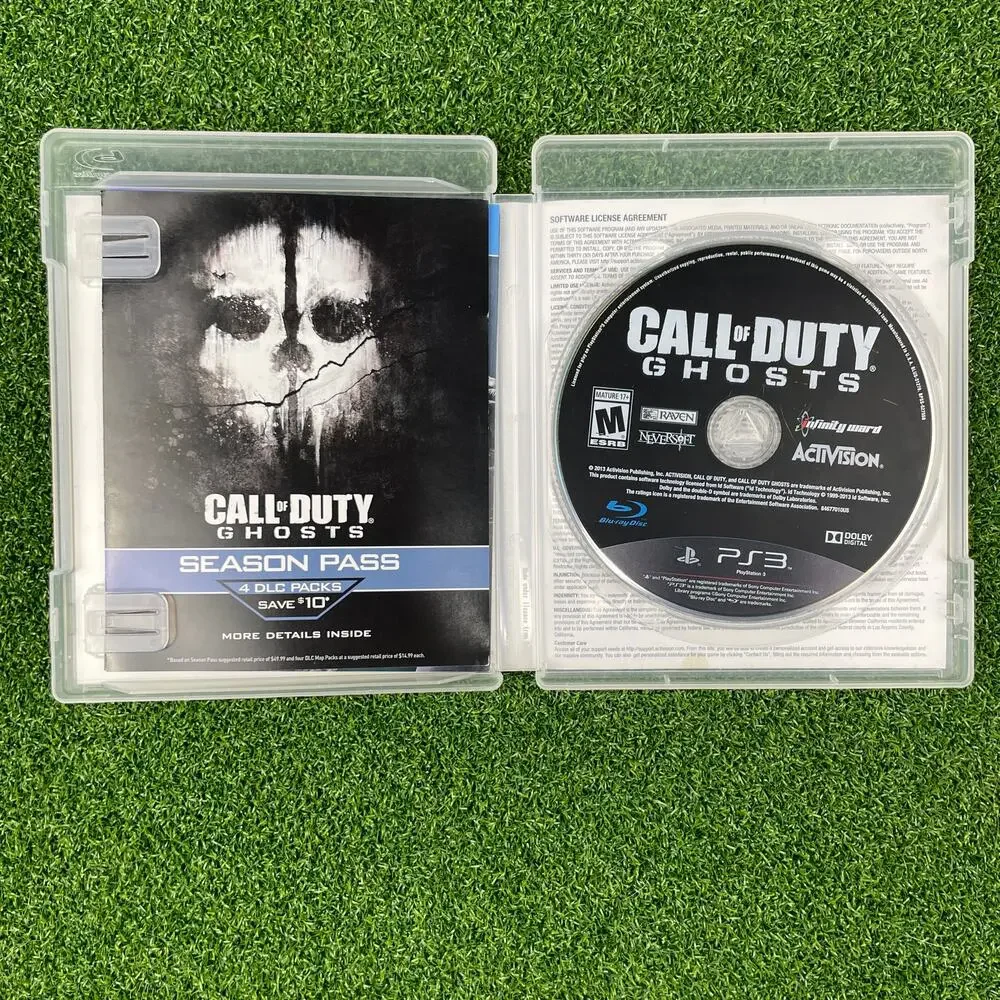 Call of Duty: Ghosts and Call of Duty: Black Ops (Sony PlayStation 3) Game Lot